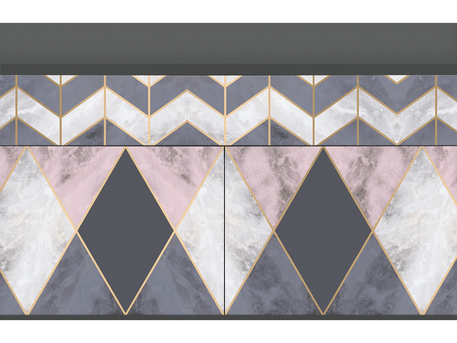 Kredens - 115x85x48 cm - BS4 - Ideal Harmony, Antracyt