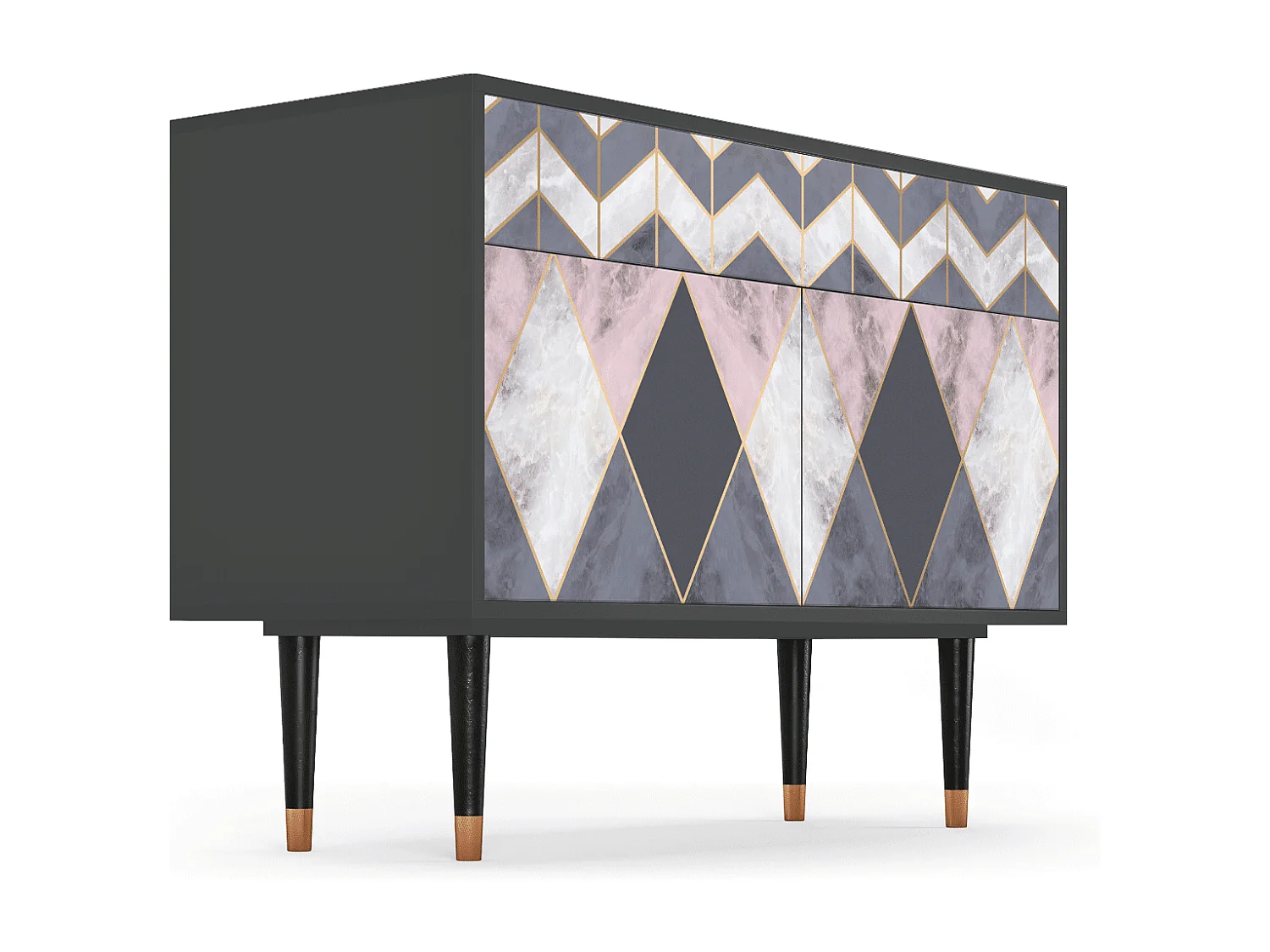 Buffet - 115x85x48 cm - BS4 - Ideal Harmony, Anthracite