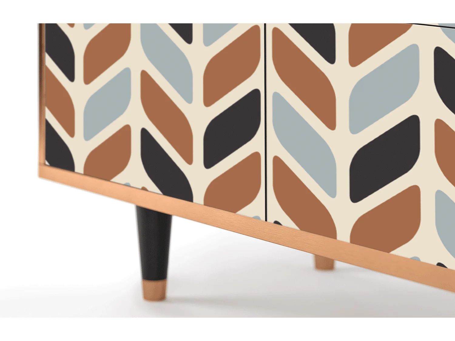 Aparador - 94x96x48 cm - BS3 - Beige Laure, Nogueira