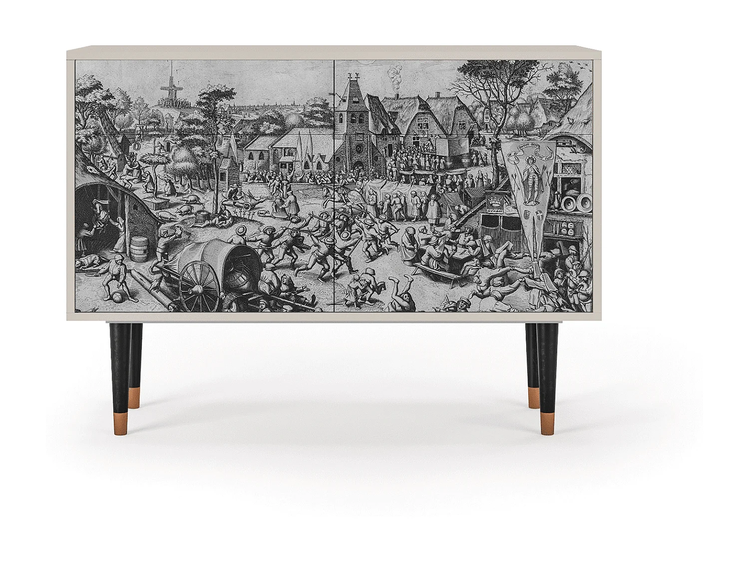Credenza - 115x85x48 cm - BS4 - The Festival of Saint, Sabbia