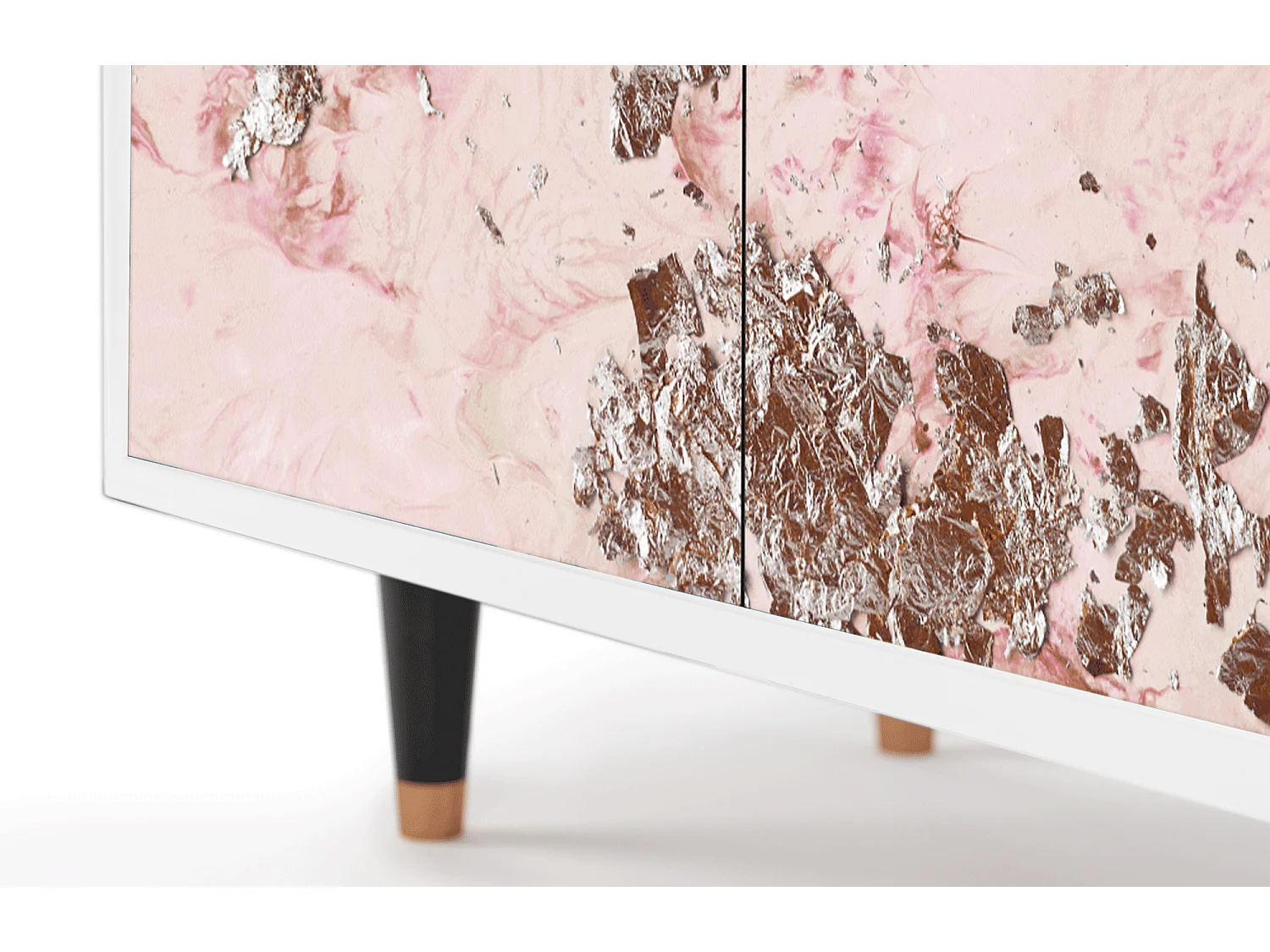 Kredens - 94x96x48 cm - BS3 - Cotton Candy, Biały