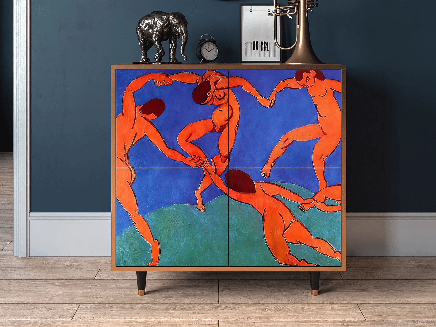Aparador - 94x96x48 cm - BS3 - The Dance by Matisse , Nogueira