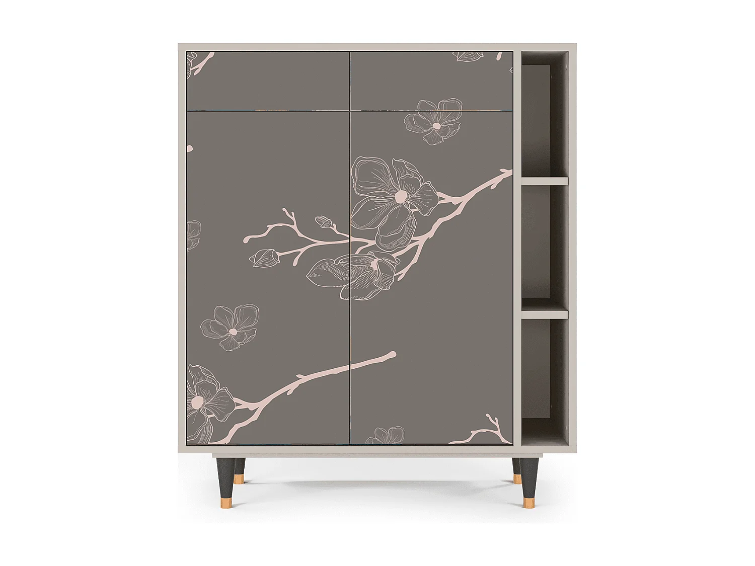 Dressoir - 96х110х41 cm - BS6 - Cherry Blossom, Zand