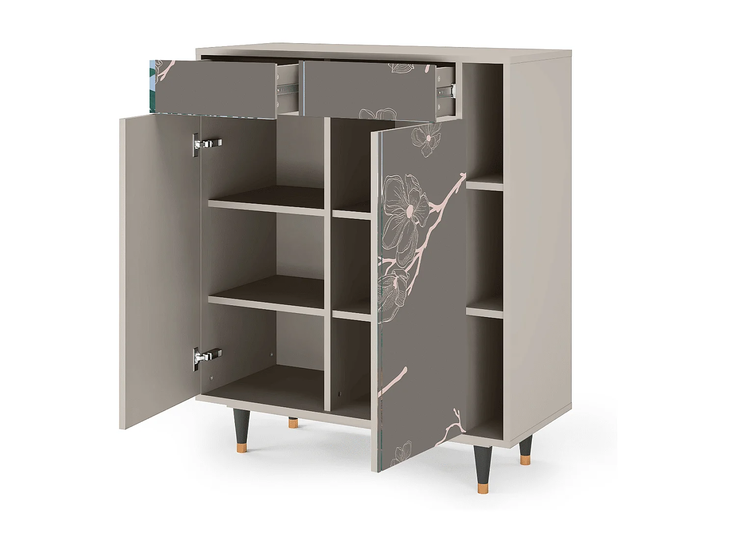 Dressoir - 96х110х41 cm - BS6 - Cherry Blossom, Zand