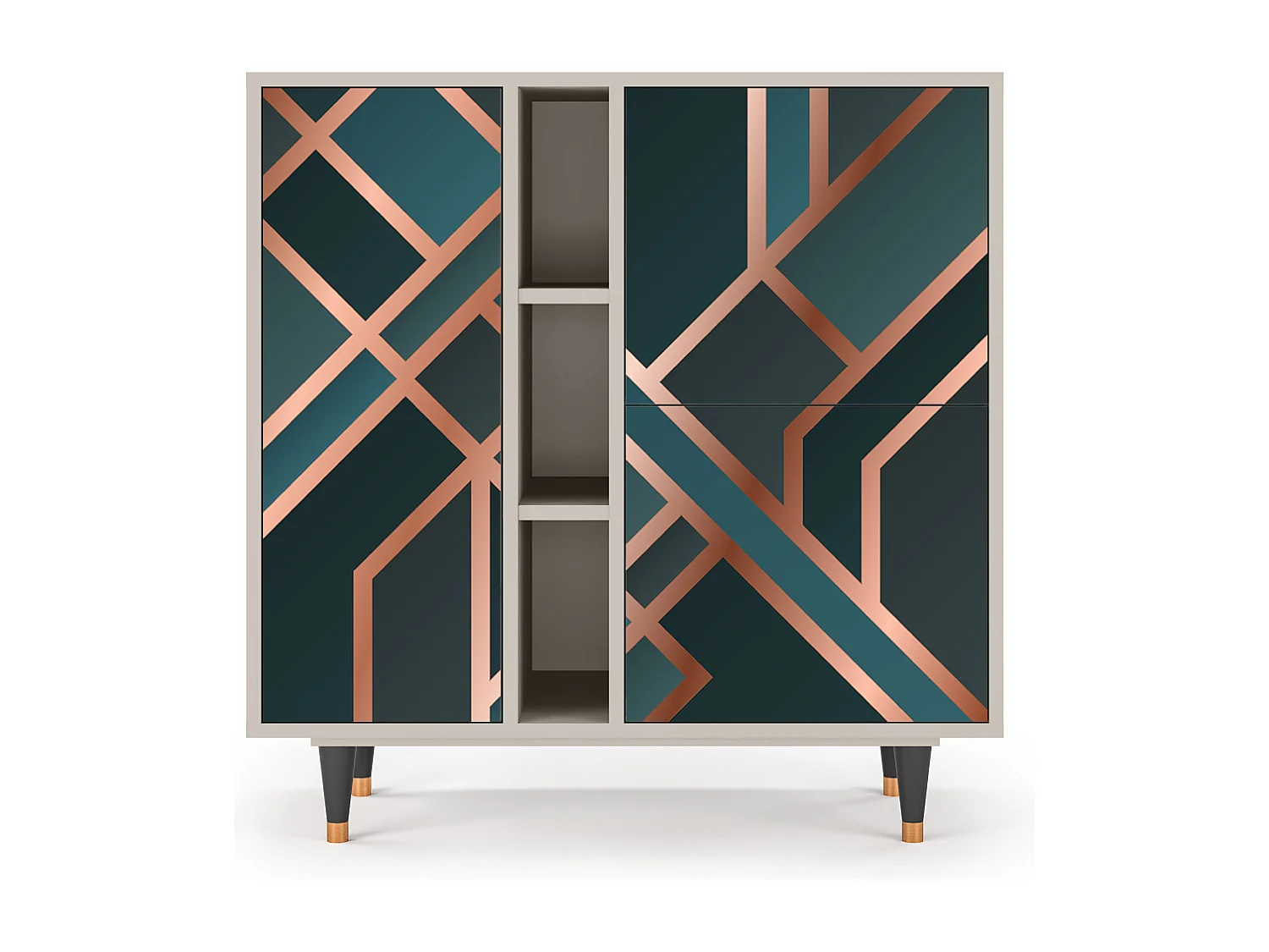 Dressoir - 94х96х41 cm - BS5 - Bronze Crossroad, Zand