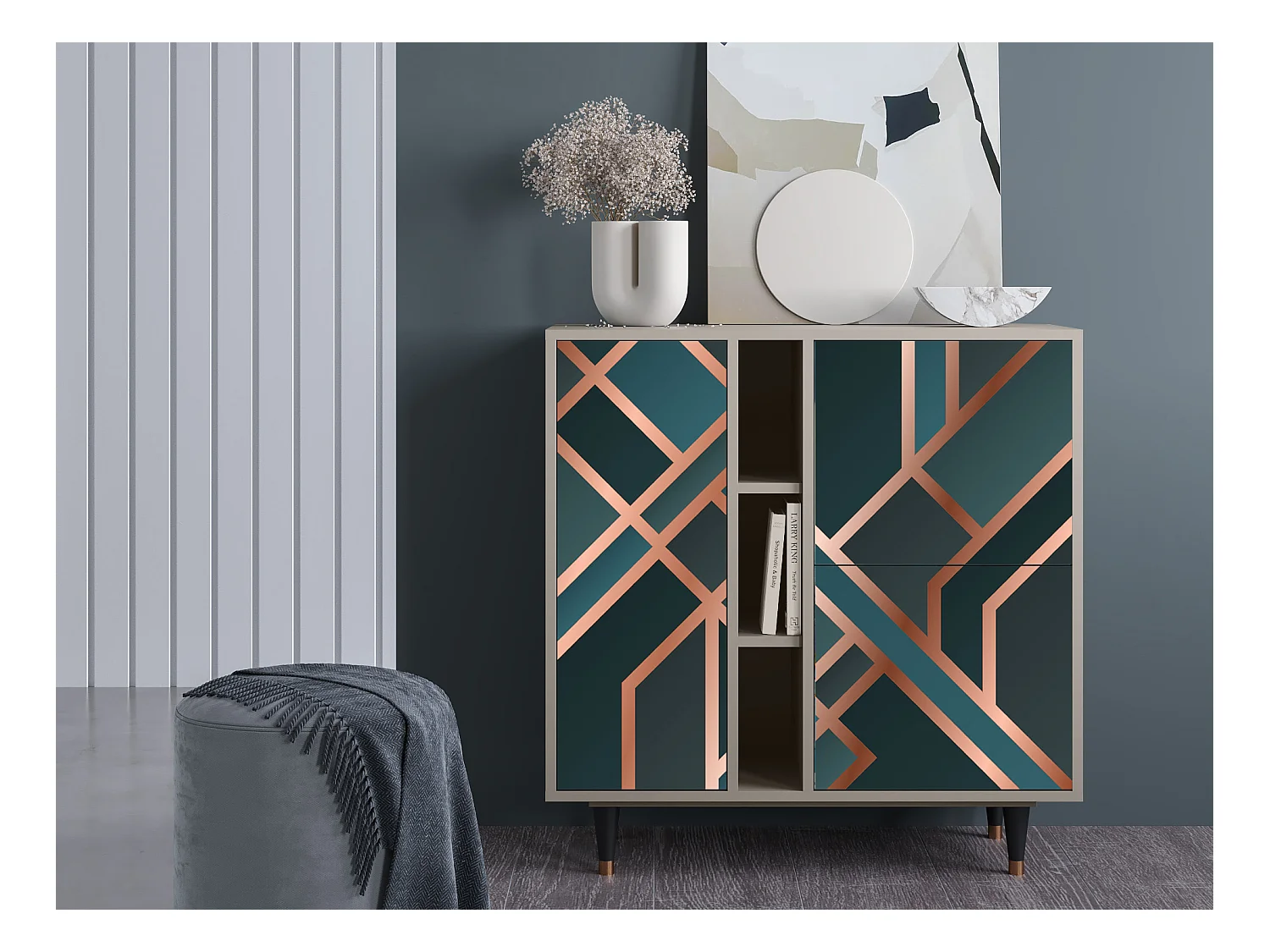 Buffet - 94х96х41 cm - BS5 - Bronze Crossroad, Sable