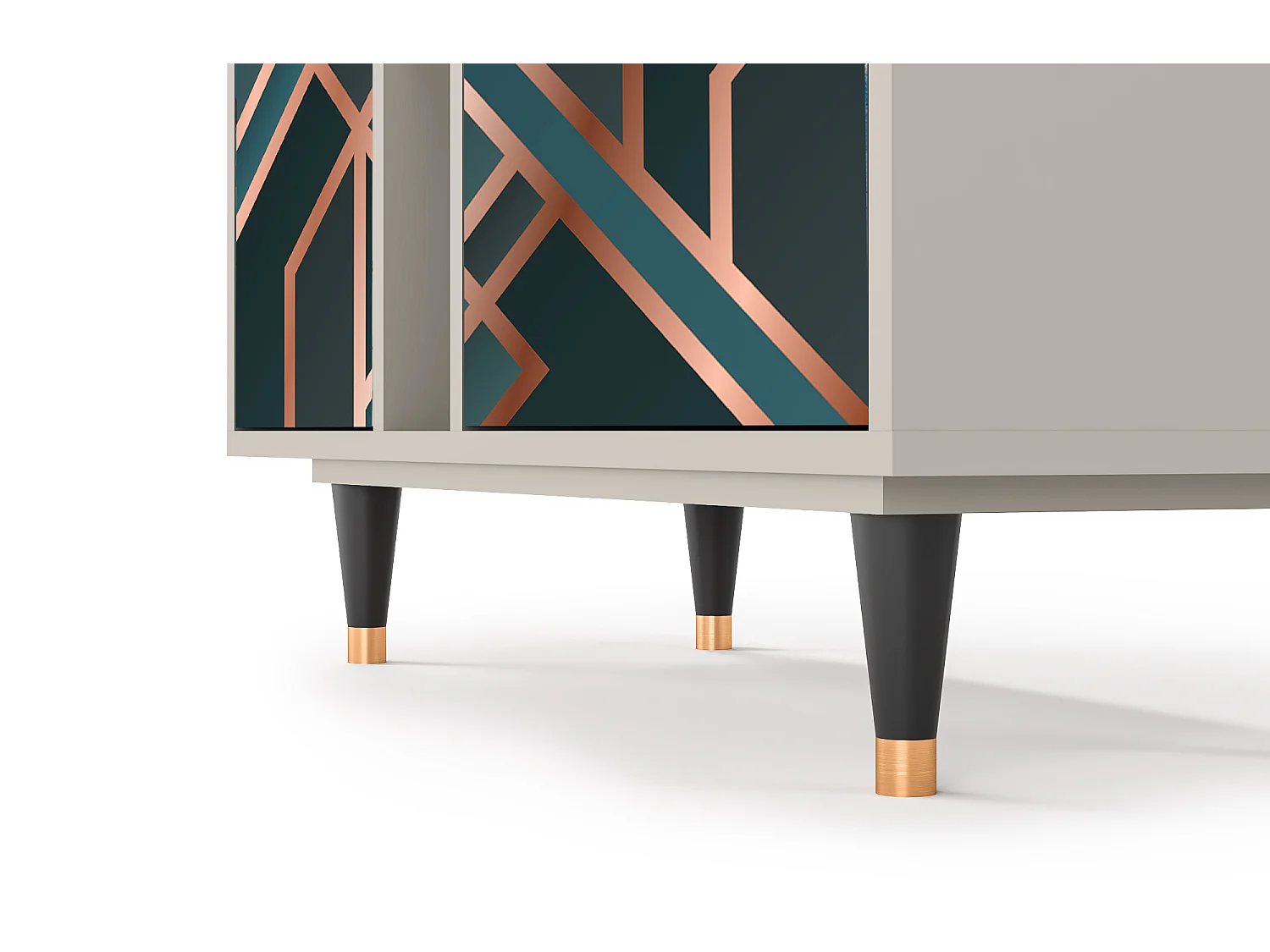 Kredens - 94х96х41 cm - BS5 - Bronze Crossroad, Piaskowy