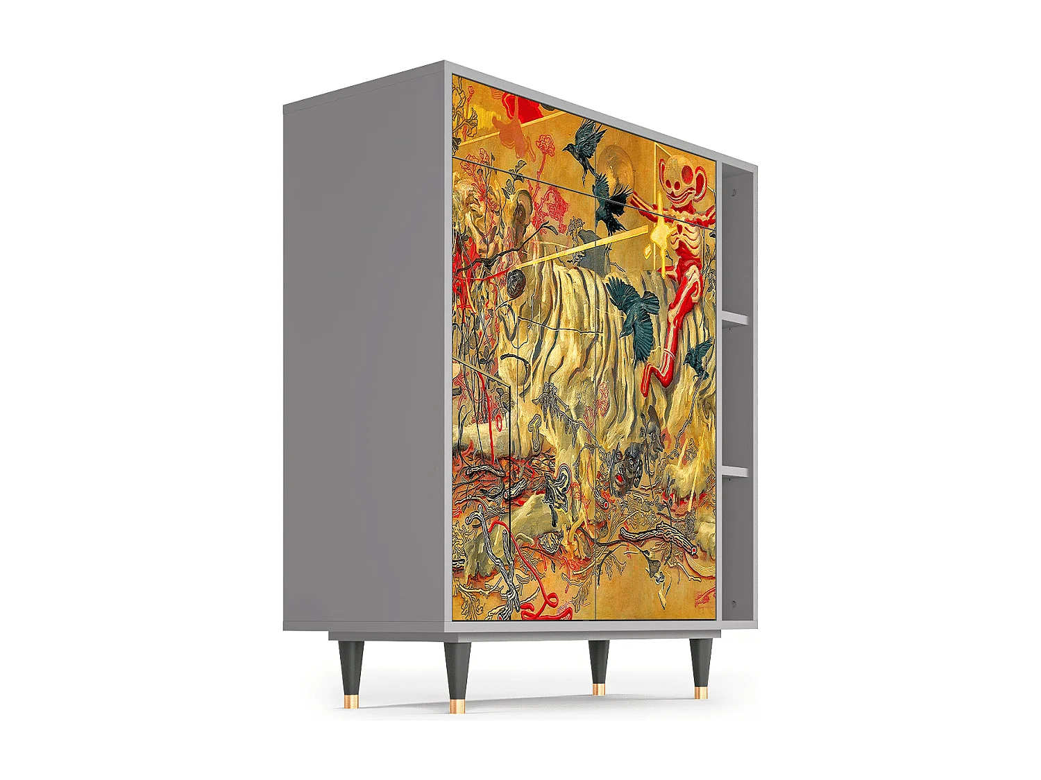 Buffet - 96х110х41 cm - BS6 - Blood by James Jean, Gris