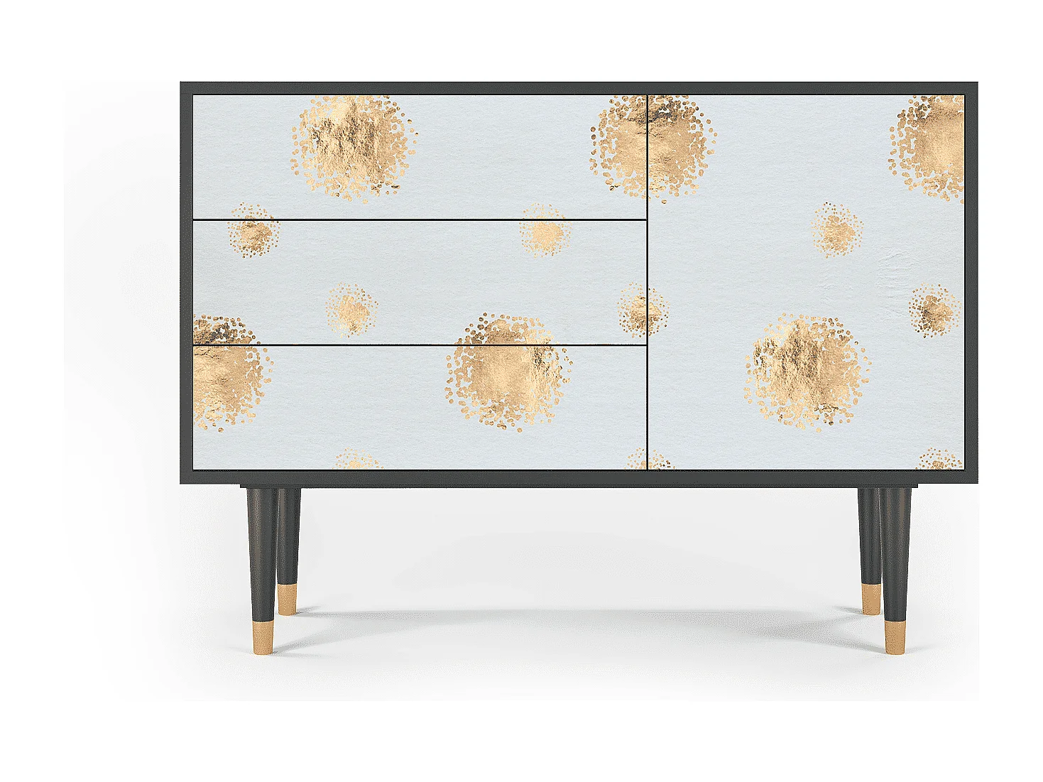 Buffet - 115х84х41 cm - S3 - Sky Latte, Anthracite