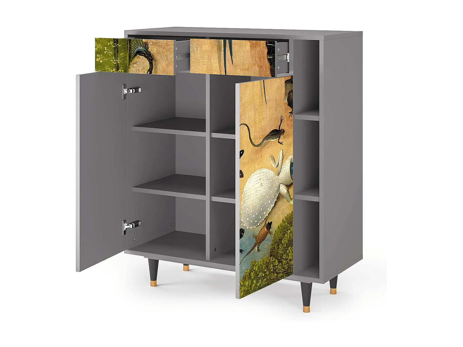 Aparador - 96х110х41 cm - BS6 - The Garden by Bosch, Cinza