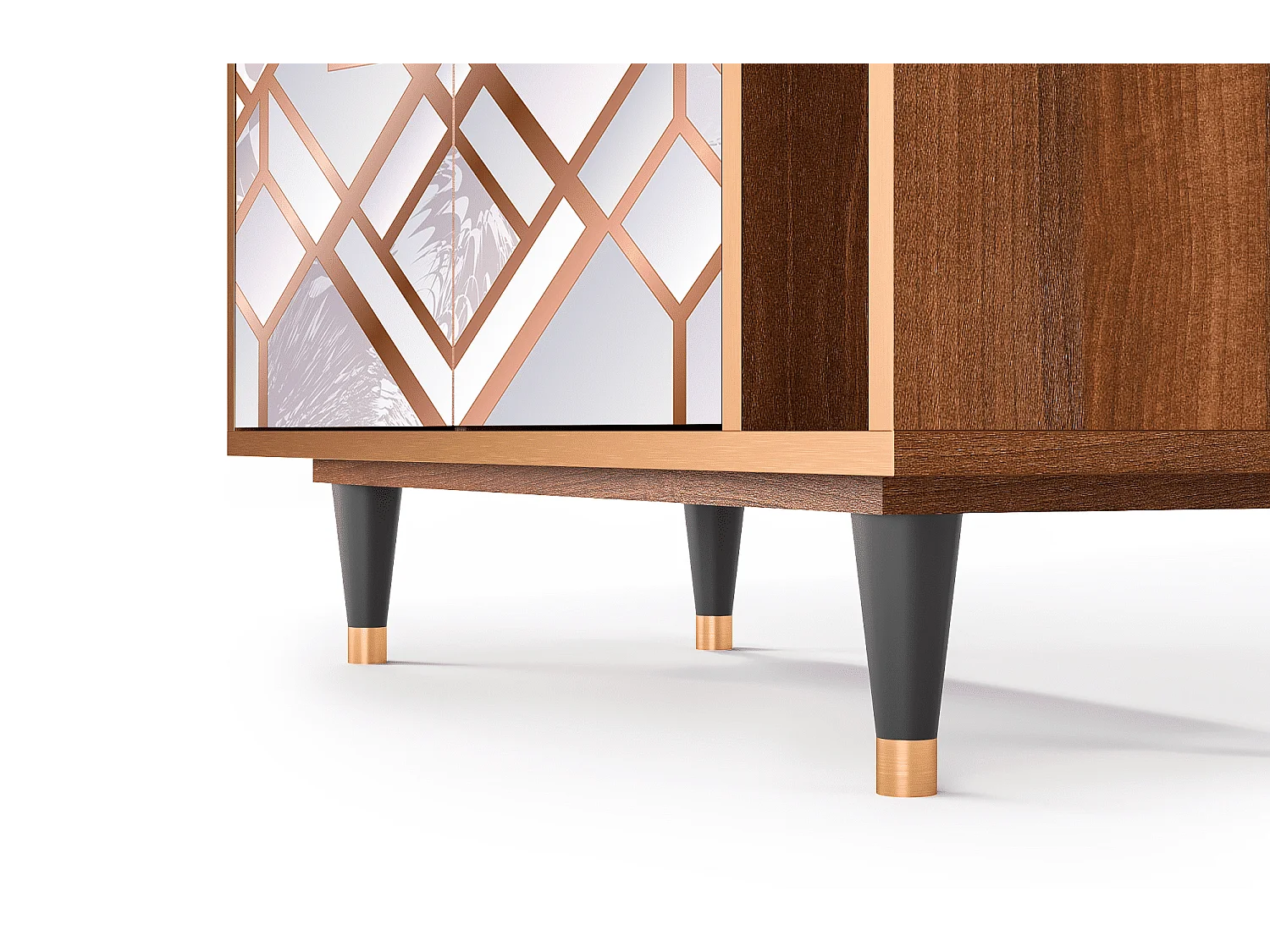 Credenza - 96х110х41 cm - BS6 - Pastel Fairytale, Noce