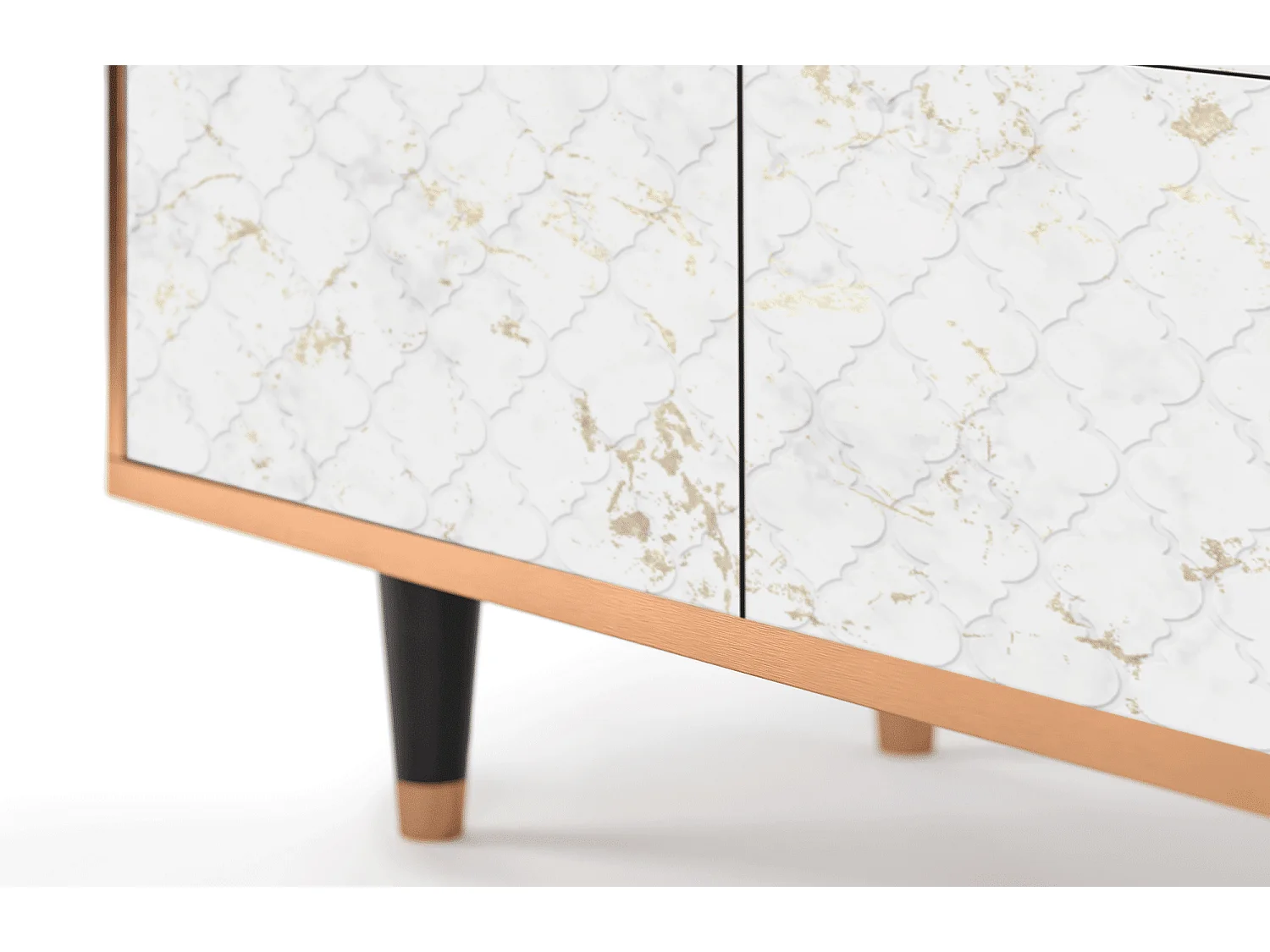 Kredens - 94x96x48 cm - BS3 - Sweet Cotton, Orzech