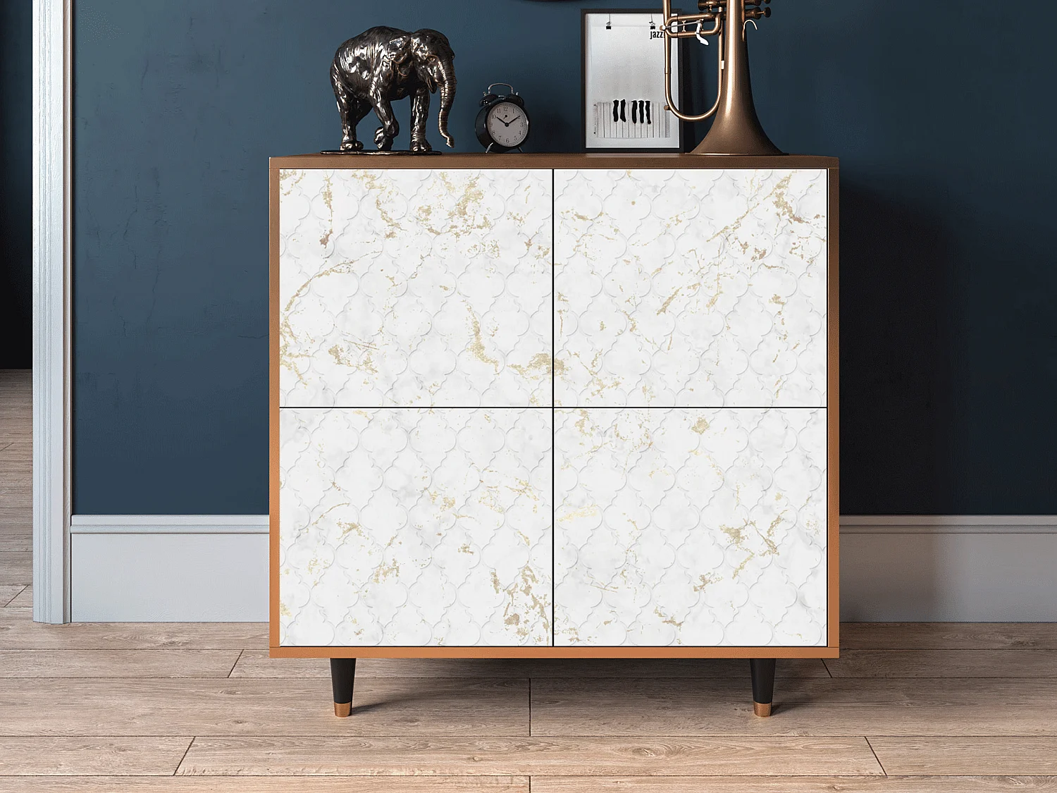 Buffet - 94x96x48 cm - BS3 - Sweet Cotton, Noyer