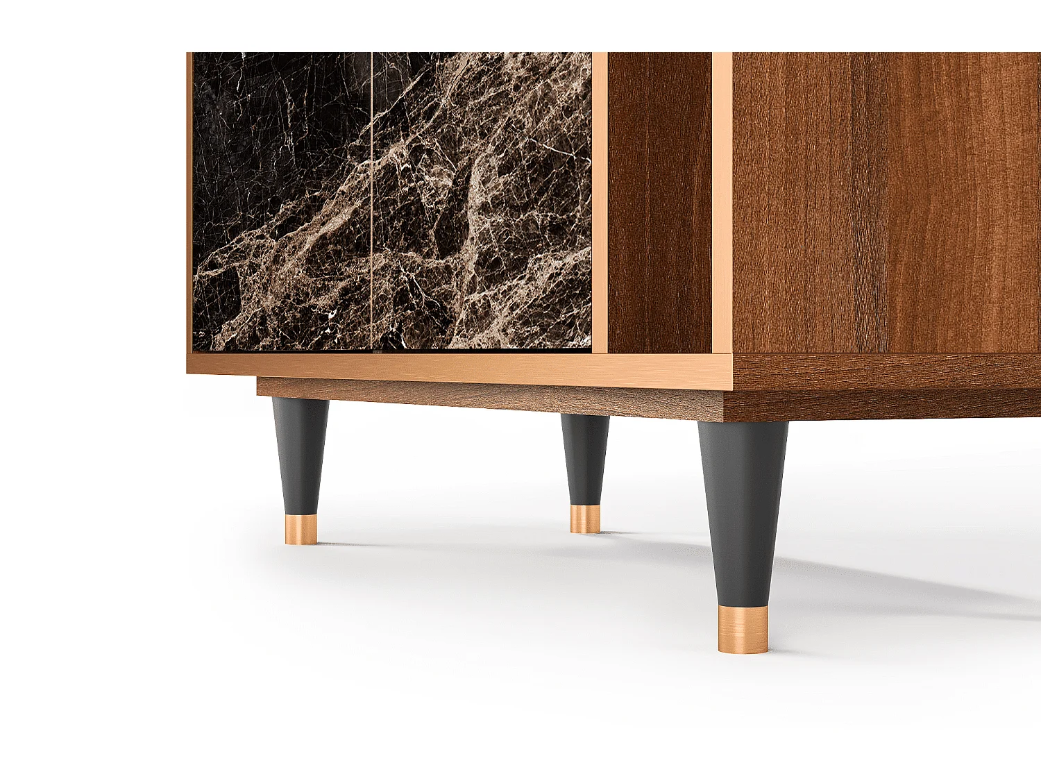 Aparador - 96х110х41 cm - BS6 - Night Abyss, Nogal