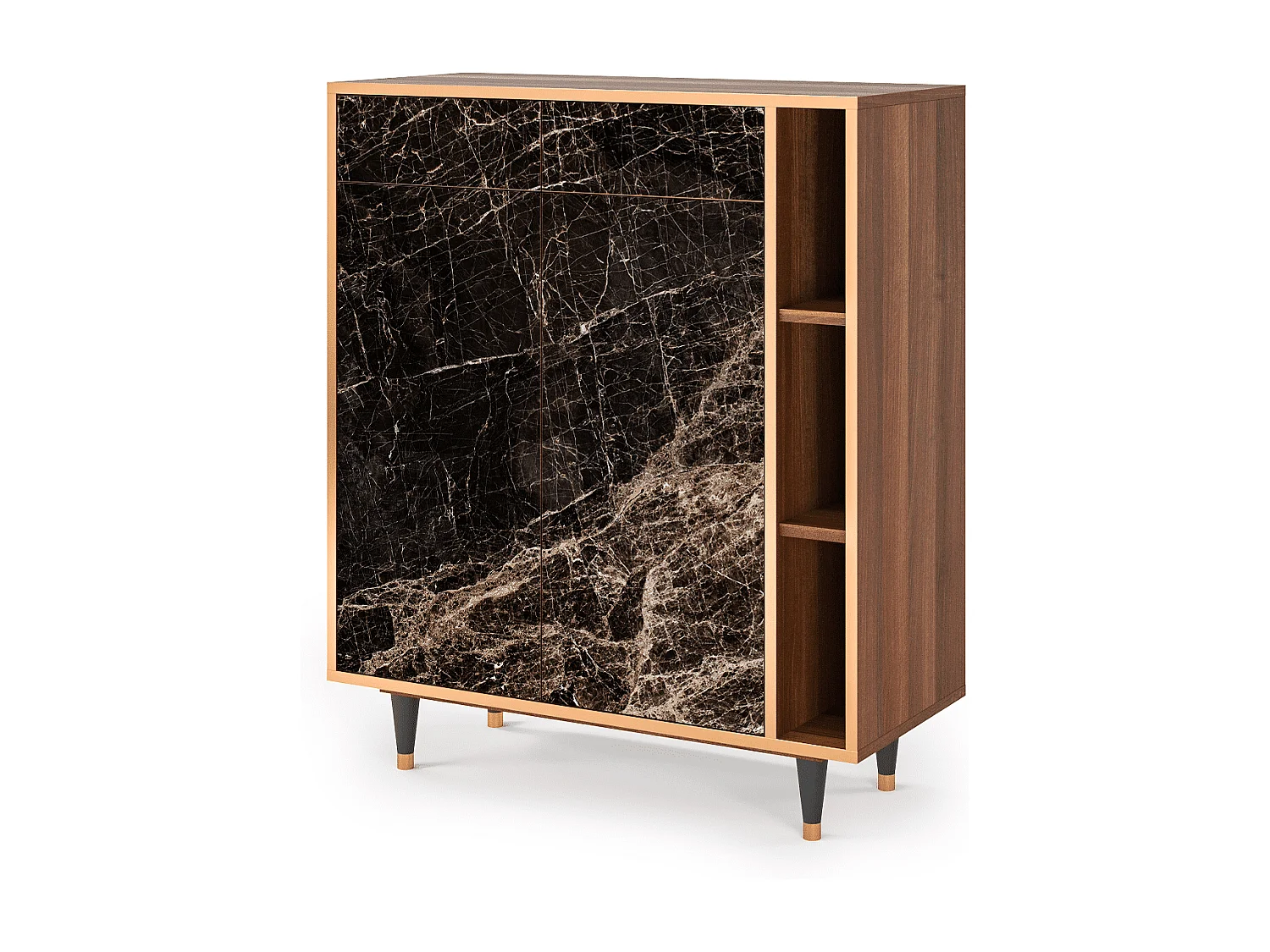 Credenza - 96х110х41 cm - BS6 - Night Abyss, Noce