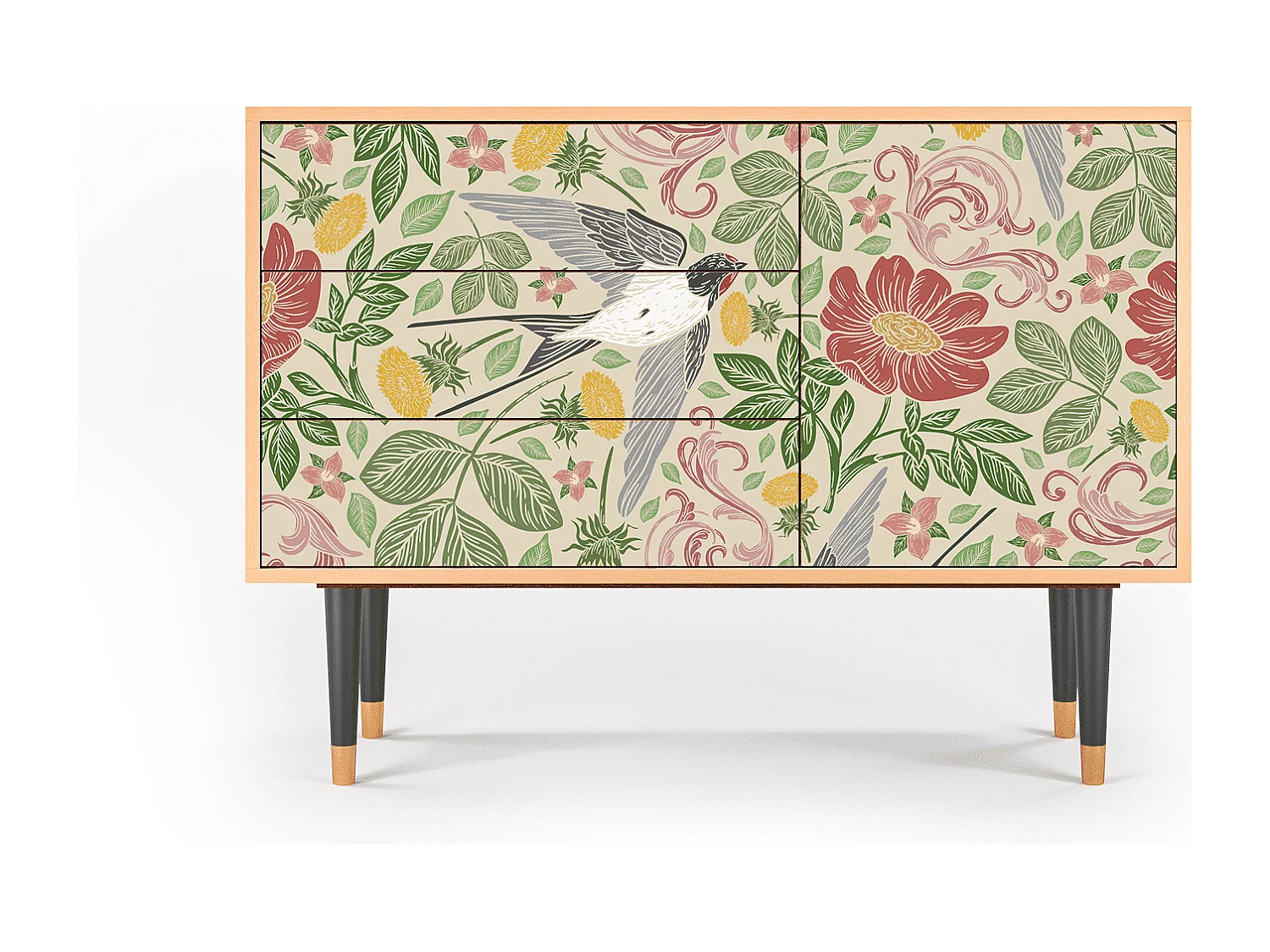 Buffet - 115х84х41 cm - S3 - Spring Swallow, Noyer