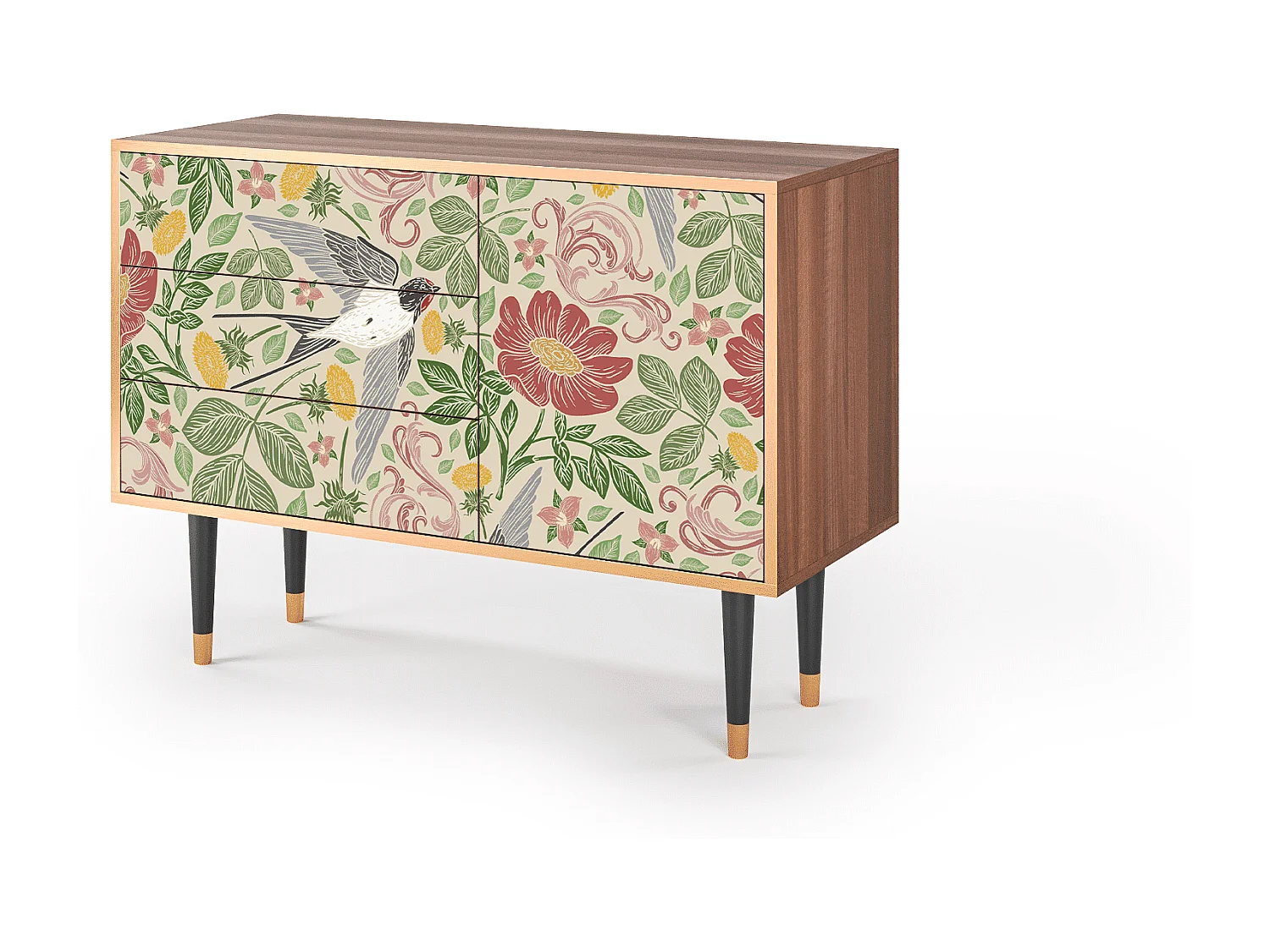 Buffet - 115х84х41 cm - S3 - Spring Swallow, Noyer