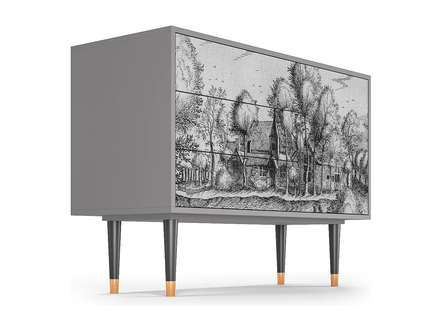Credenza - 115х84х41 cm - S3 - A Pond, Grigio