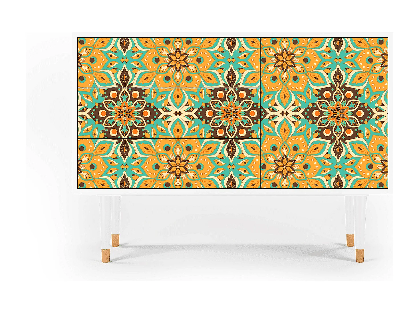 Buffet - 115х84х41 cm - S3 - Indian Spices, Blanc