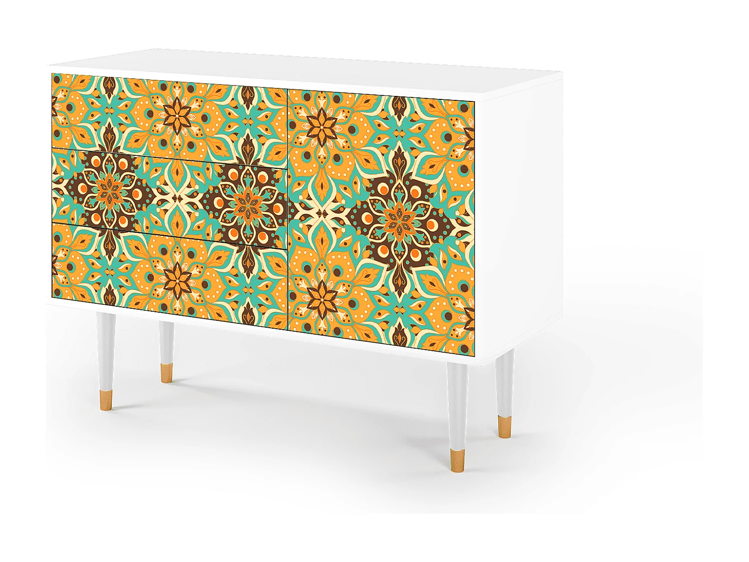 Buffet - 115х84х41 cm - S3 - Indian Spices, Blanc