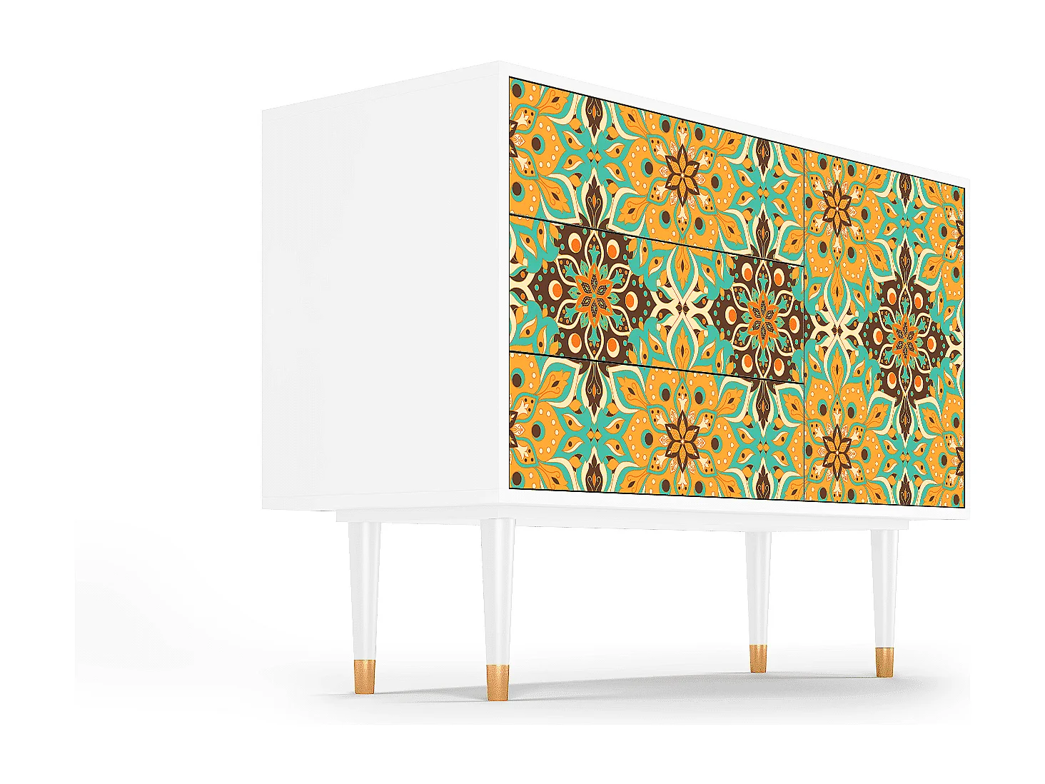 Buffet - 115х84х41 cm - S3 - Indian Spices, Blanc