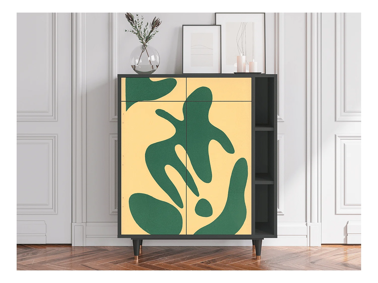 Sideboard - 96х110х41 cm - BS6 - Constellations by Arp, Anthrazit