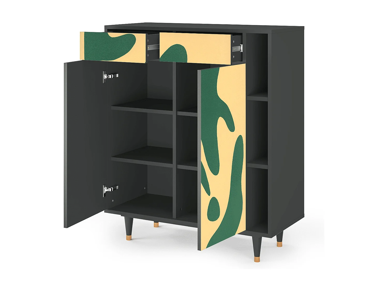 Sideboard - 96х110х41 cm - BS6 - Constellations by Arp, Anthrazit