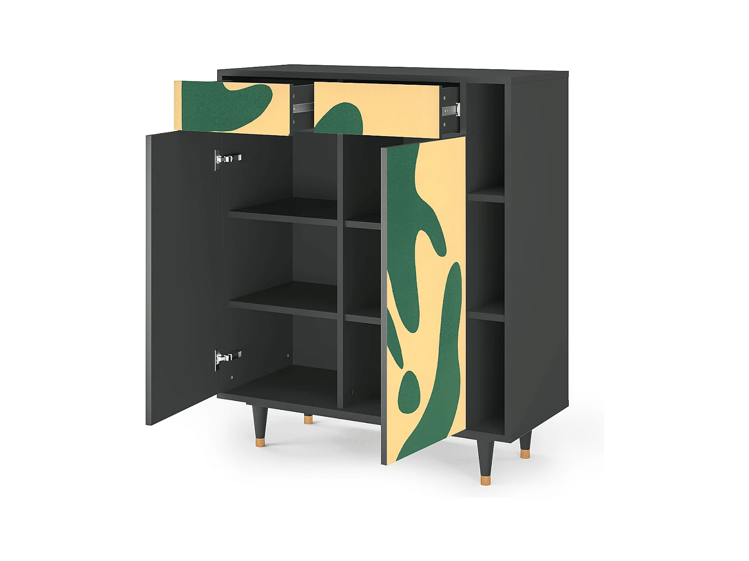 Kredens - 96х110х41 cm - BS6 - Constellations by Arp, Antracyt