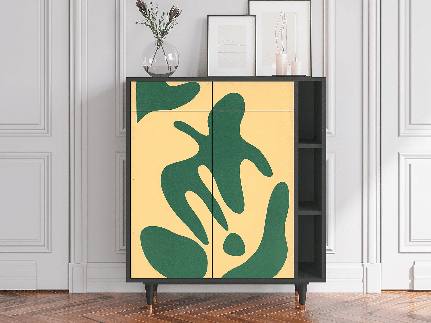 Kredens - 96х110х41 cm - BS6 - Constellations by Arp, Antracyt