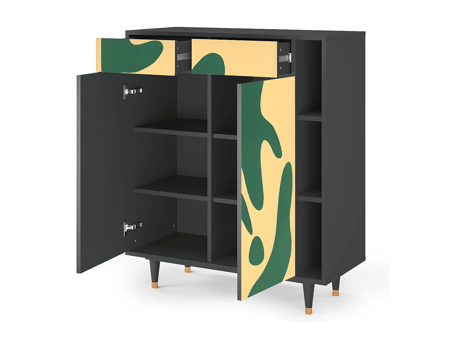 Kredens - 96х110х41 cm - BS6 - Constellations by Arp, Antracyt