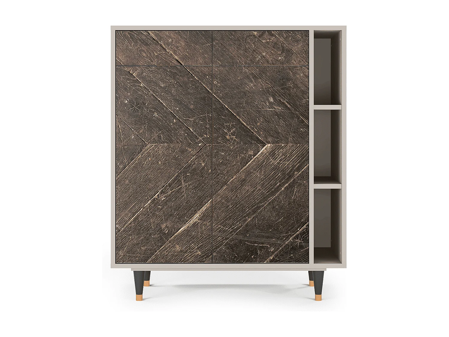 Aparador - 96х110х41 cm - BS6 - Wise Tree, Areia