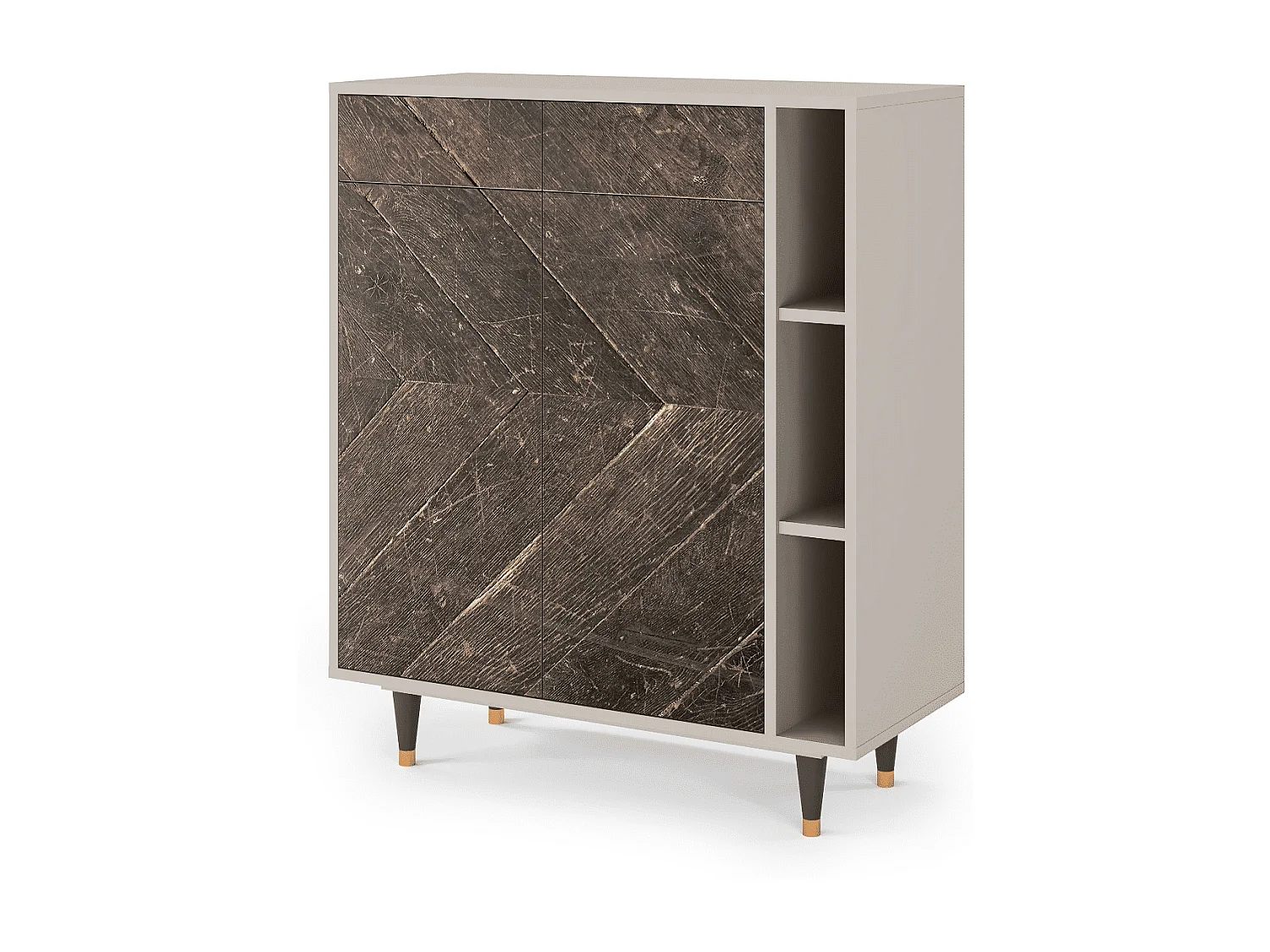 Aparador - 96х110х41 cm - BS6 - Wise Tree, Areia