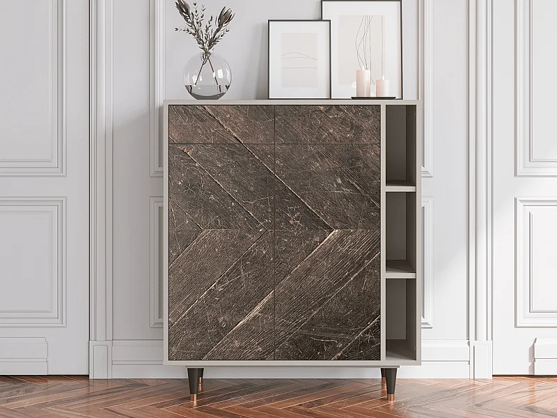 Aparador - 96х110х41 cm - BS6 - Wise Tree, Areia