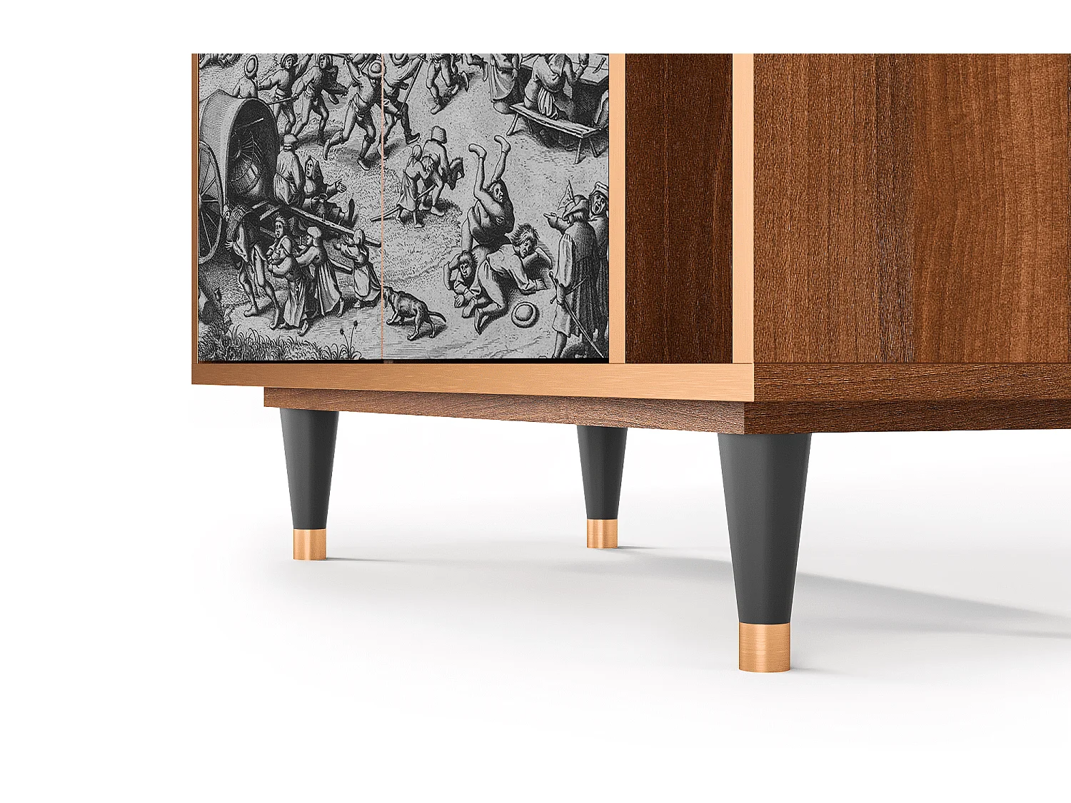 Kredens - 96х110х41 cm - BS6 - The Festival of Saint, Orzech