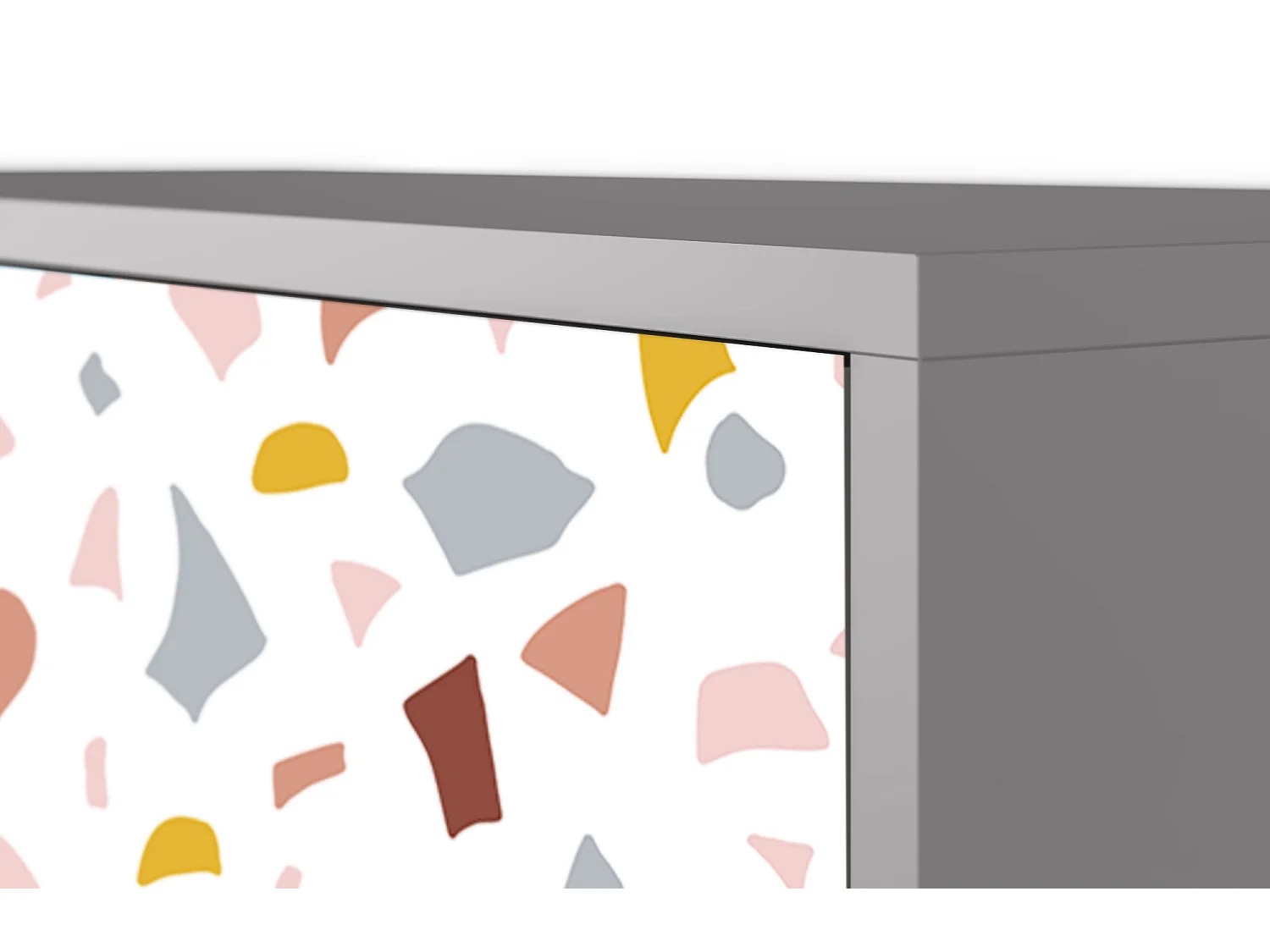 Kredens - 115х84х41 cm - S3 - Marmelade Cheese, Szary