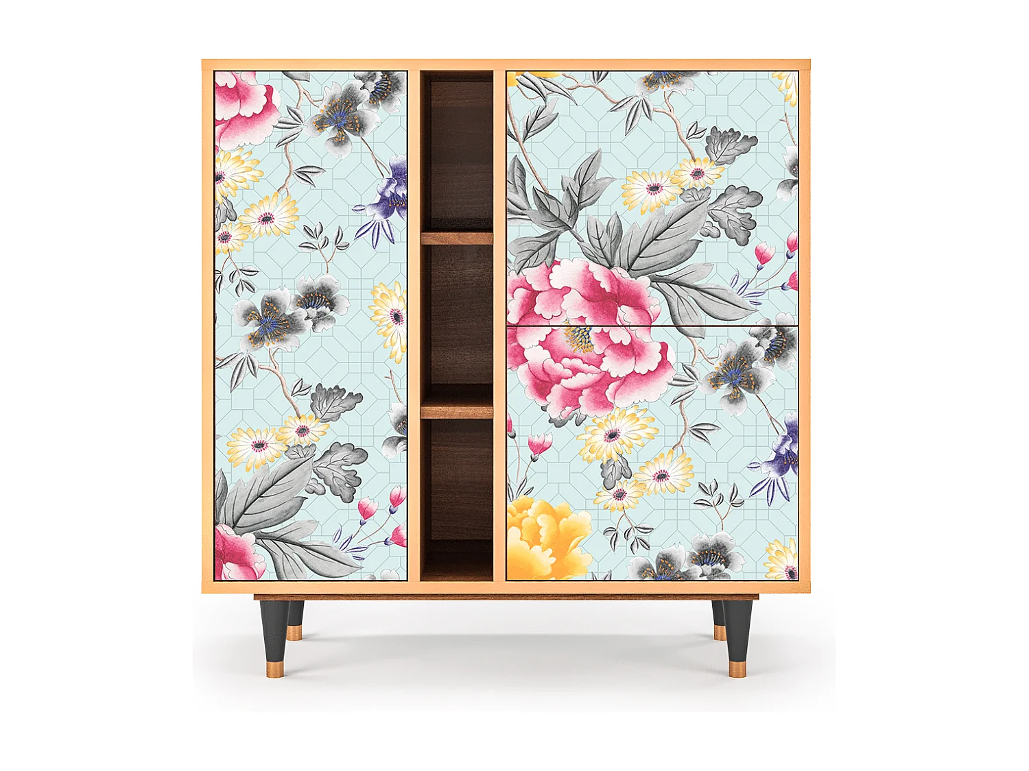 Dressoir - 94х96х41 cm - BS5 - Sky Garden, Walnoot