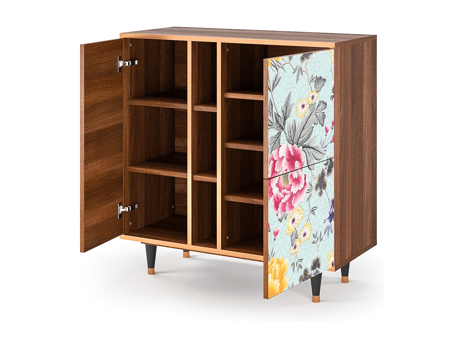 Dressoir - 94х96х41 cm - BS5 - Sky Garden, Walnoot