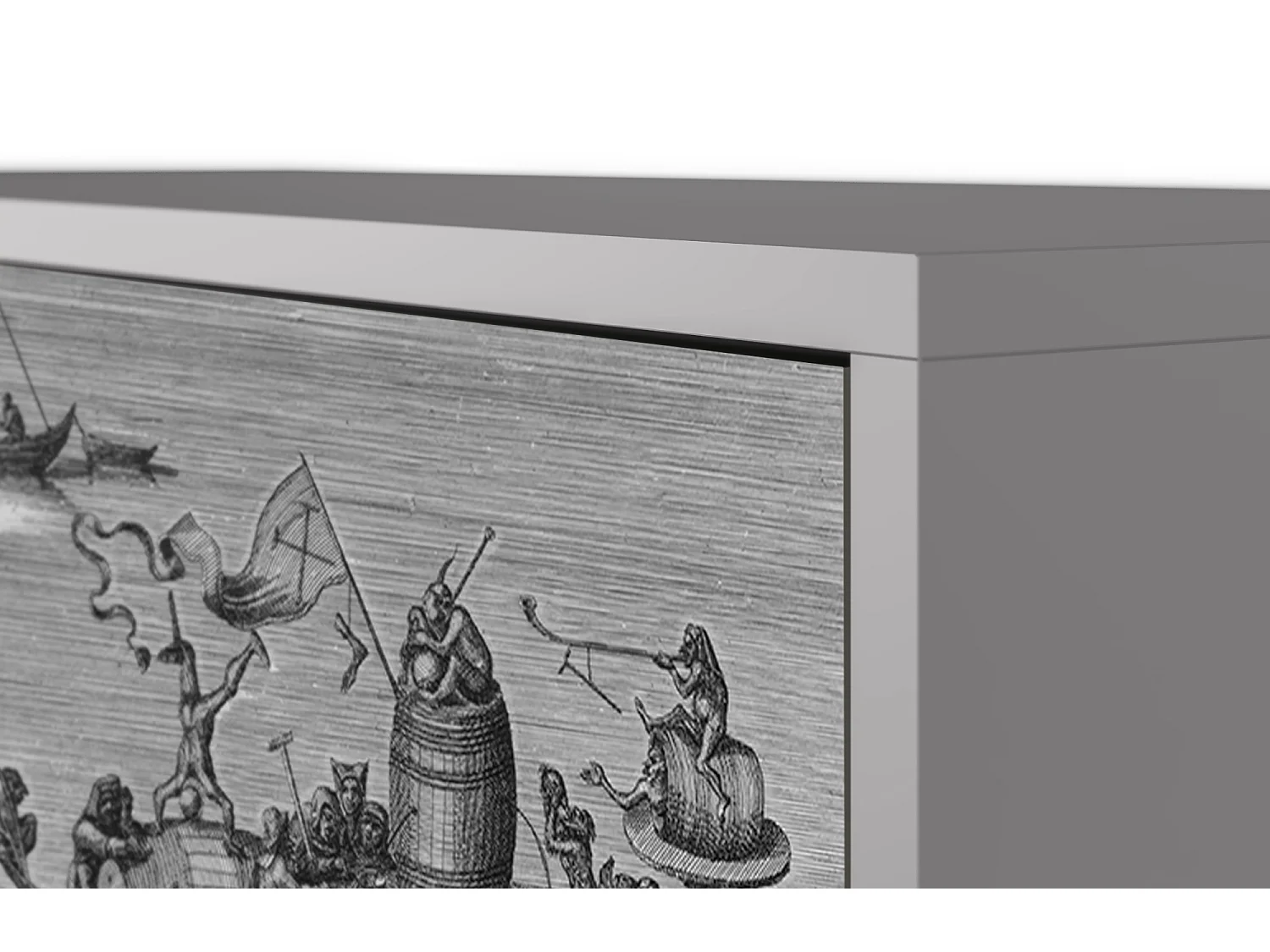 Dressoir - 115х84х41 cm - S3 - Saint Martin, Grijs