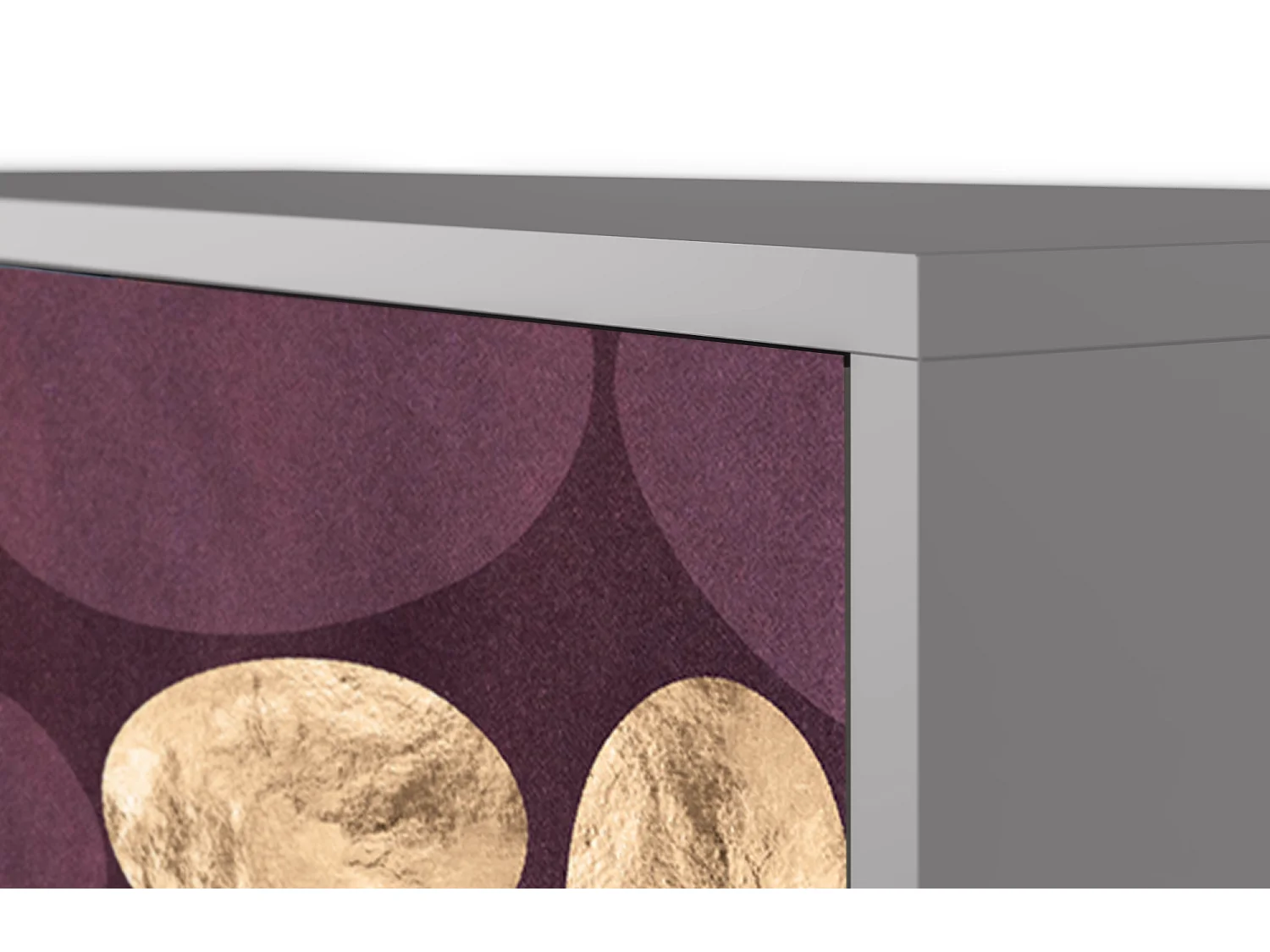 Kredens - 115х84х41 cm - S3 - Fine Wine, Szary