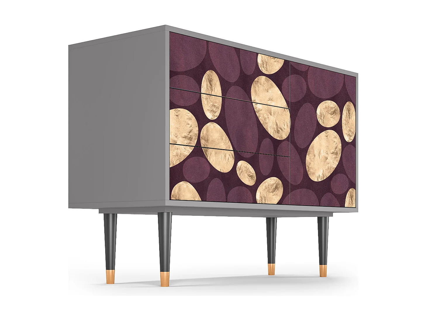 Buffet - 115х84х41 cm - S3 - Fine Wine, Gris