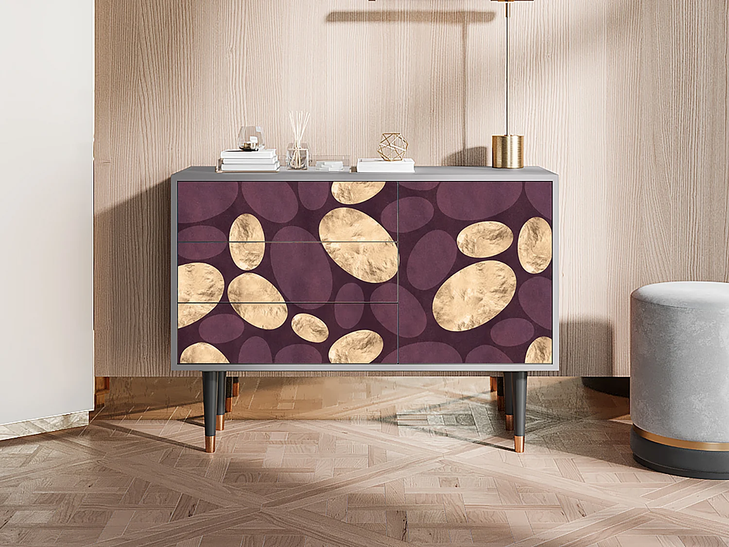 Buffet - 115х84х41 cm - S3 - Fine Wine, Gris