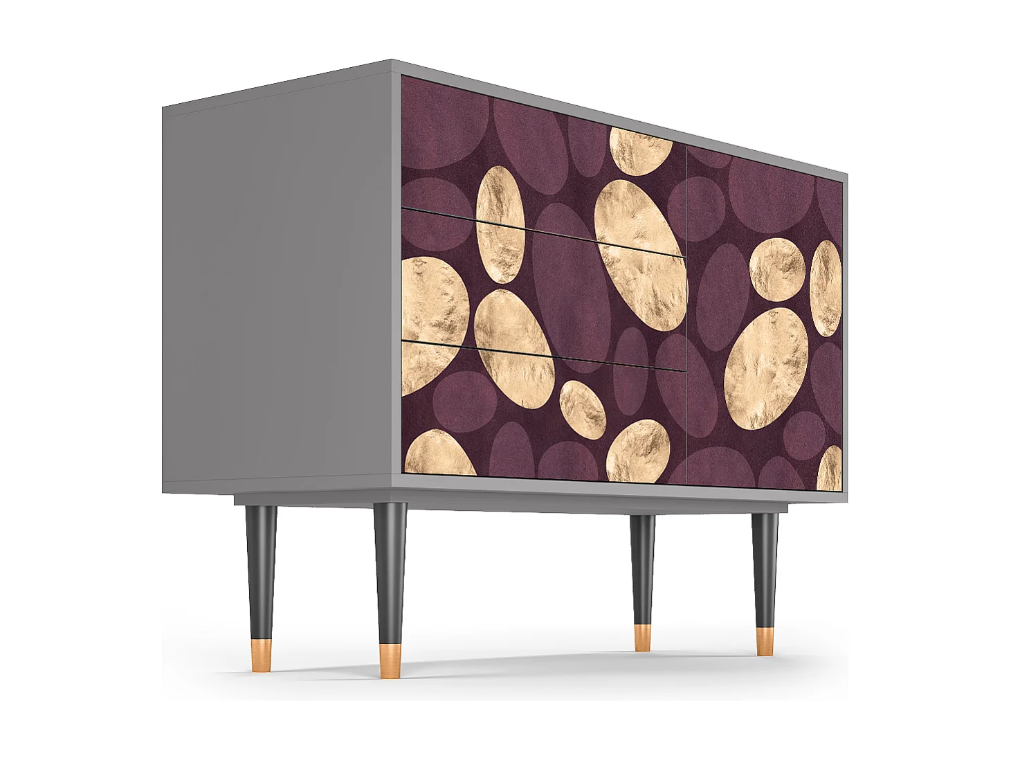 Buffet - 115х84х41 cm - S3 - Fine Wine, Gris