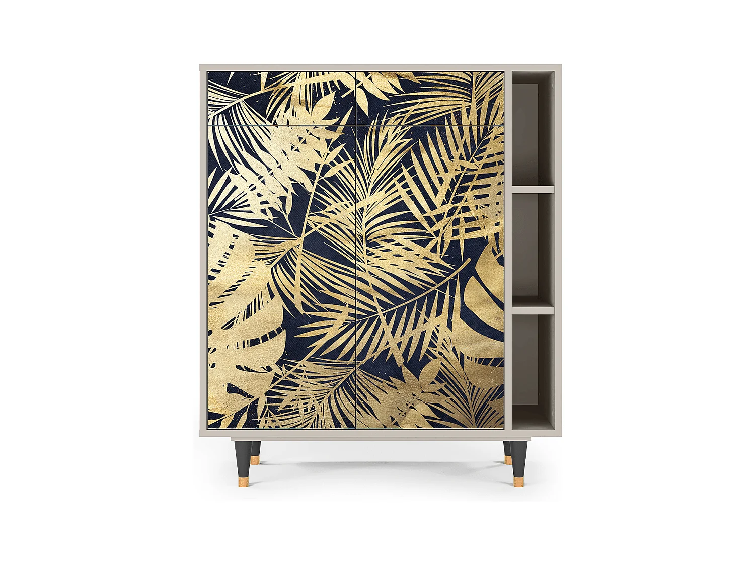 Kredens - 96х110х41 cm - BS6 - Jungle Vibes, Piaskowy