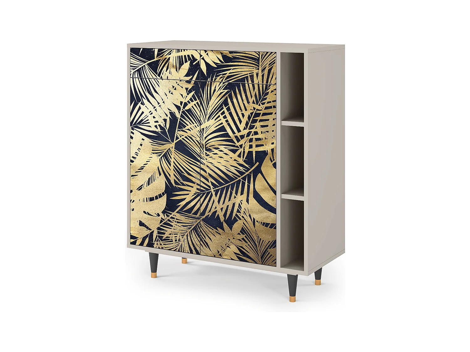 Kredens - 96х110х41 cm - BS6 - Jungle Vibes, Piaskowy