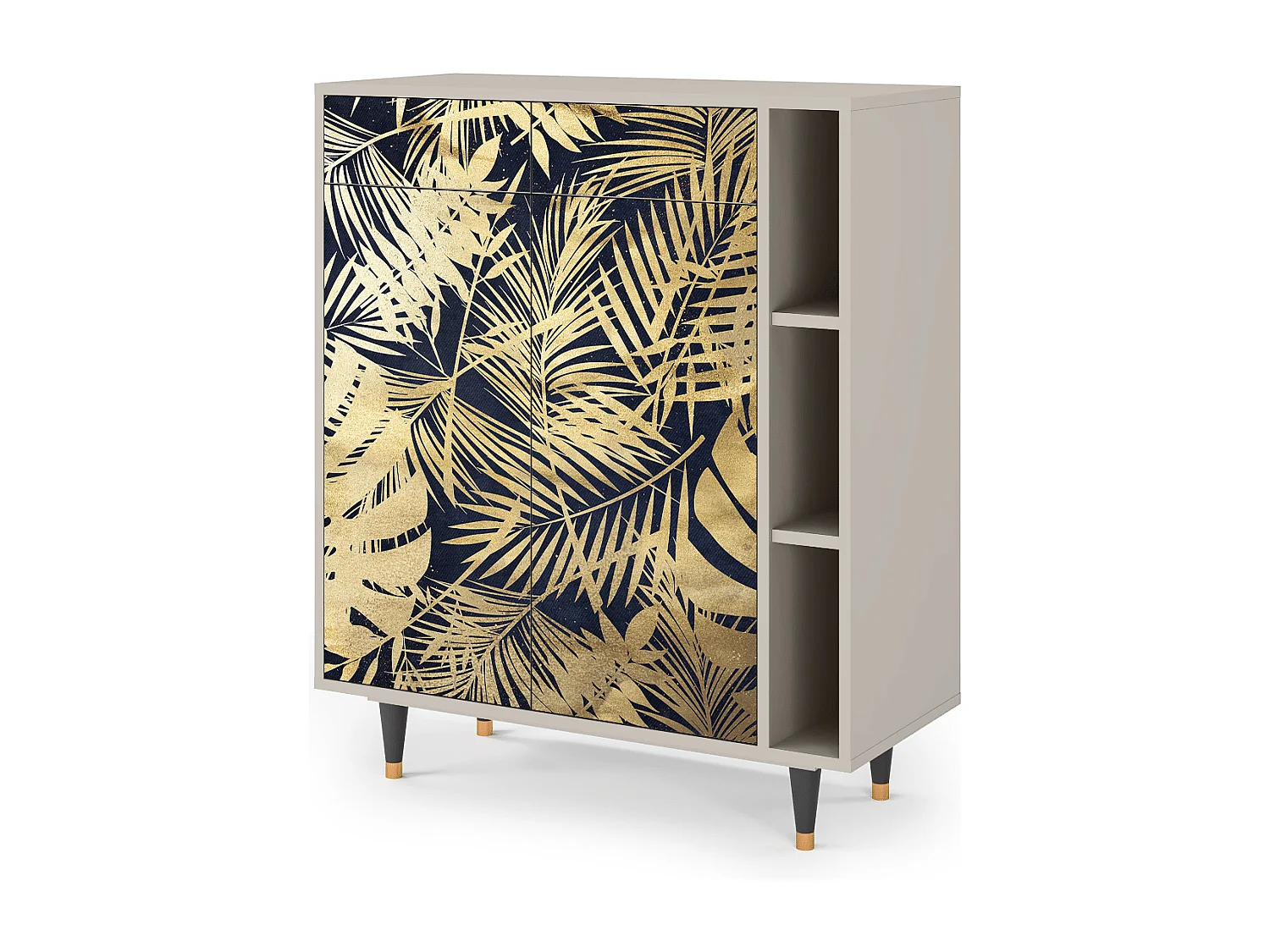 Kredens - 96х110х41 cm - BS6 - Jungle Vibes, Piaskowy