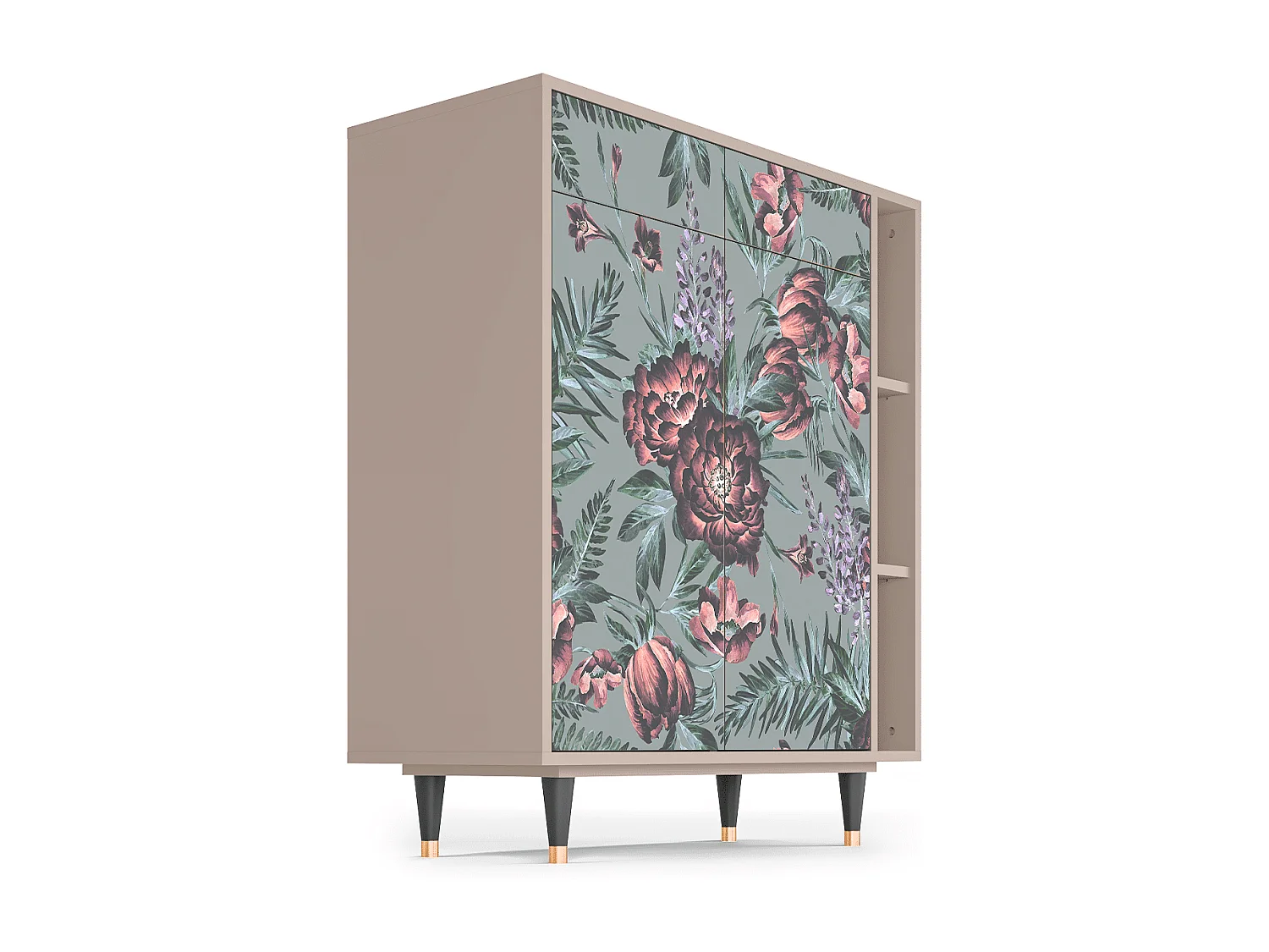 Aparador - 96х110х41 cm - BS6 - Light Peonies, Latte