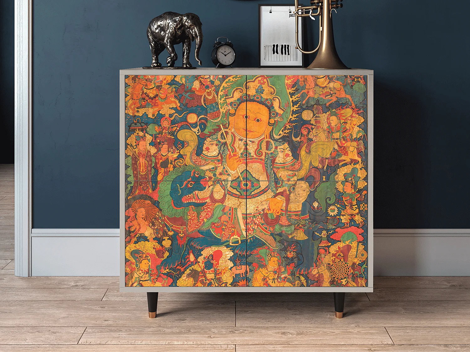 Buffet - 94x96x48 cm - BS3 - God by Vaisravana , Sable