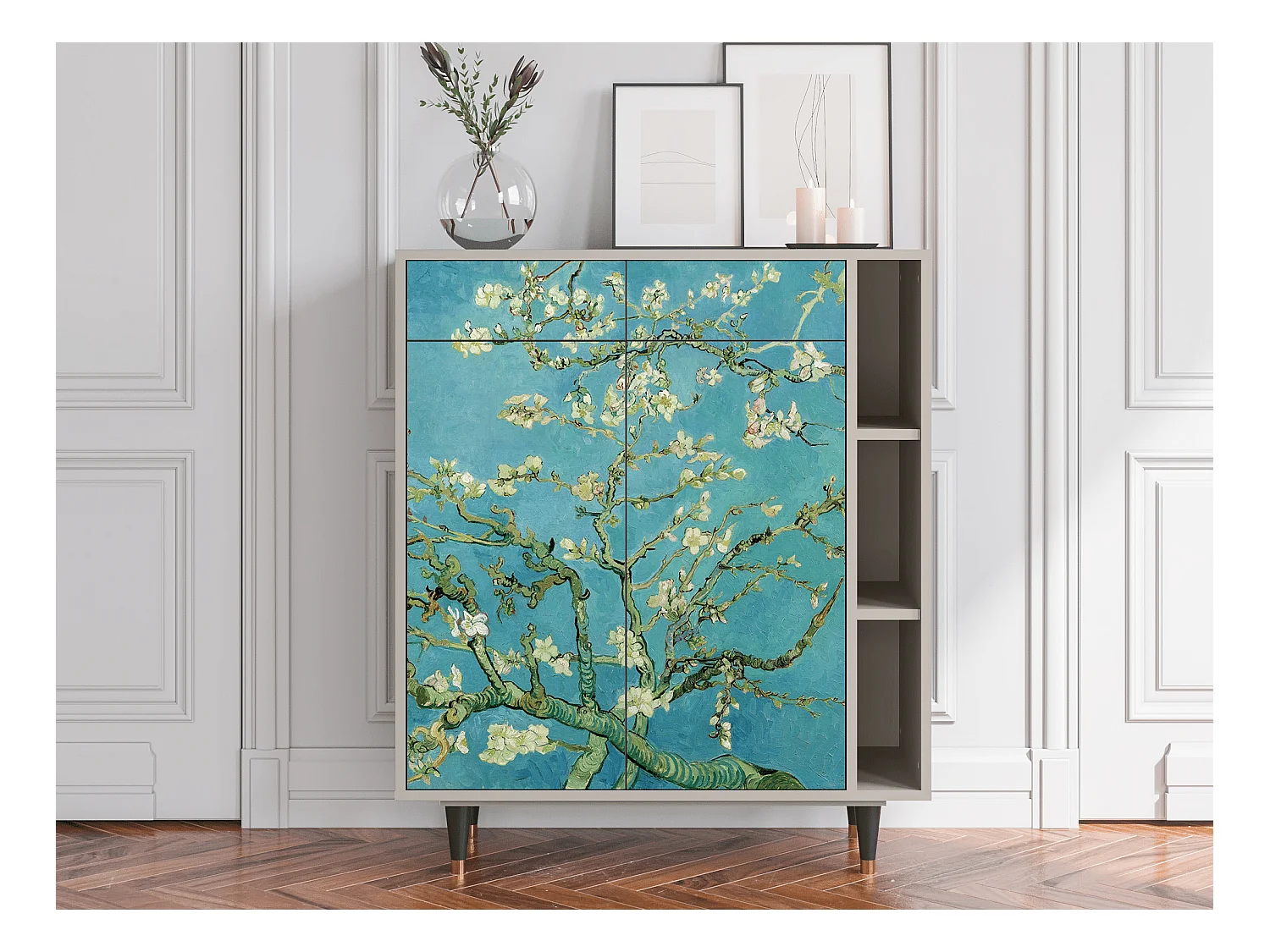 Sideboard - 96х110х41 cm - BS6 - Almond Blossom, Sand