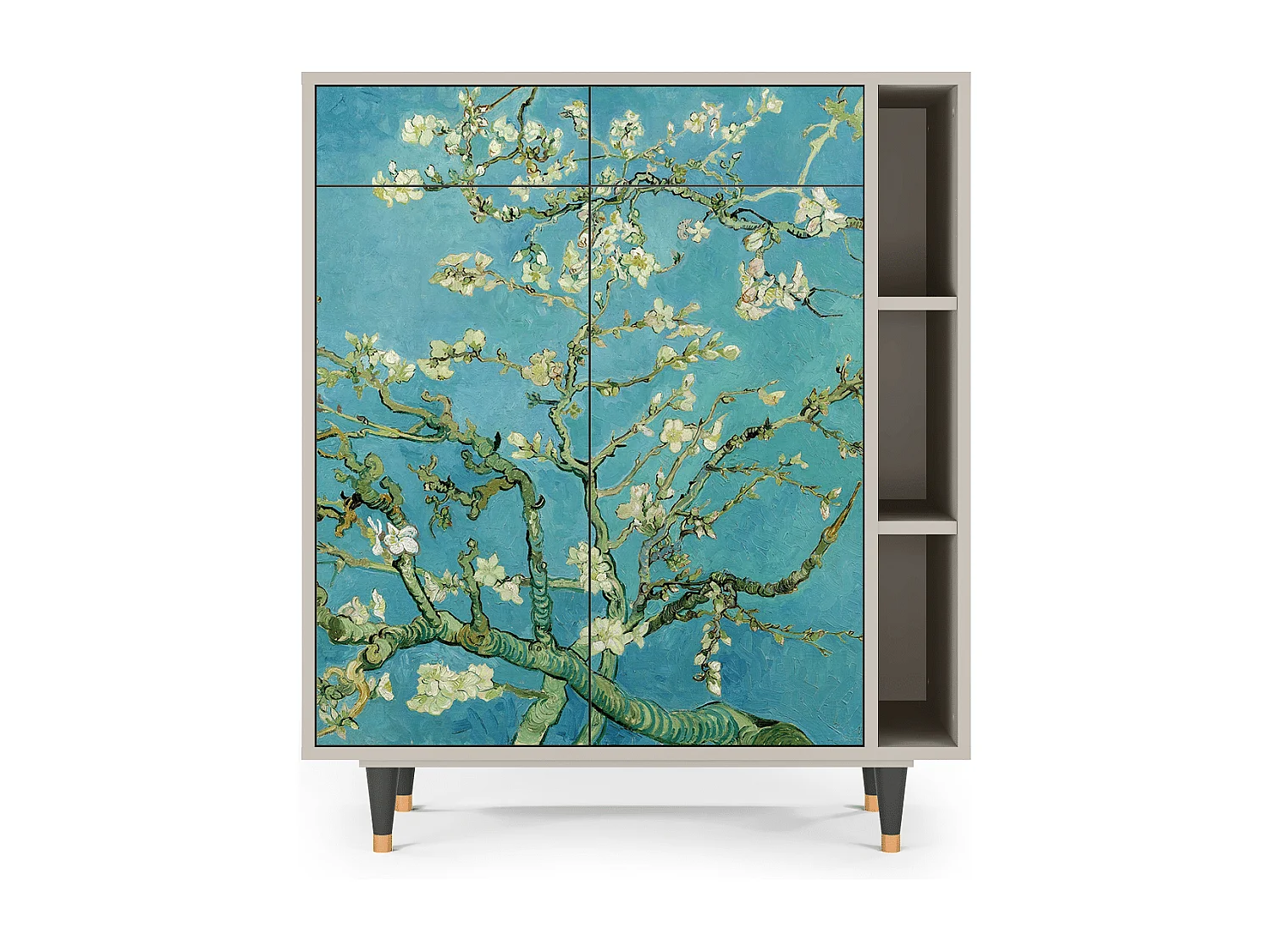 Sideboard - 96х110х41 cm - BS6 - Almond Blossom, Sand