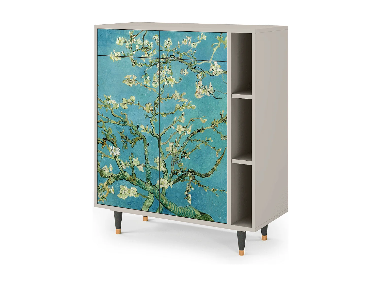 Sideboard - 96х110х41 cm - BS6 - Almond Blossom, Sand